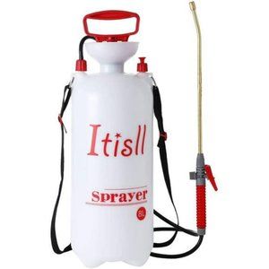 Portable Garden Pump Sprayer Brass Wand Shoulder Strap for Yard Lawn Gal